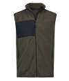 T9122 9122 Tee Jays Mountain Fleece Bodywarmer Deep Green / Black colour image